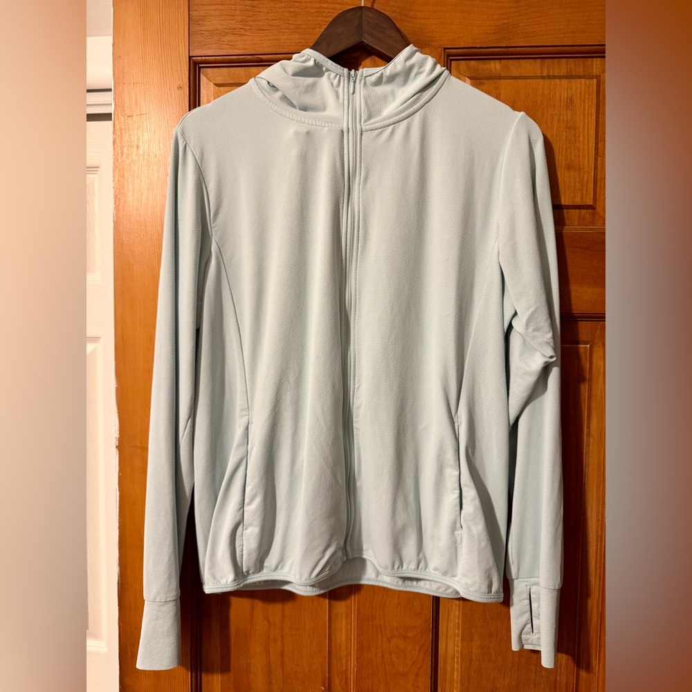 Uniqlo Light Blue Zip-Up Jacket